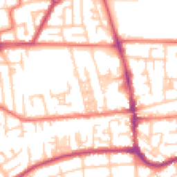 Daytime road noise heatmap for M41 5AG