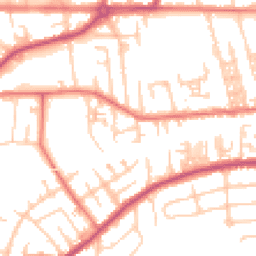 Daytime road noise heatmap for M41 5BT