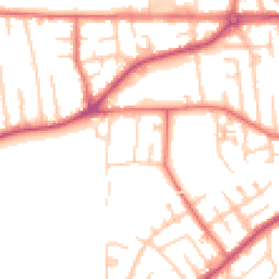 Daytime road noise heatmap for M41 5DL