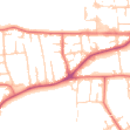 Daytime road noise heatmap for M41 5RQ