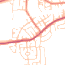 Daytime road noise heatmap for M41 6HH
