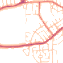 Daytime road noise heatmap for M41 6HW