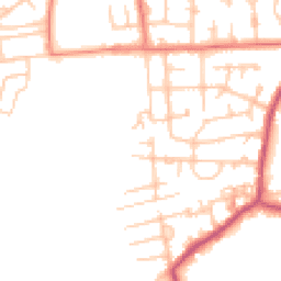 Daytime road noise heatmap for M41 6QH