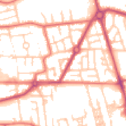 Daytime road noise heatmap for M41 7AU