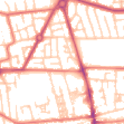 Daytime road noise heatmap for M41 7DT