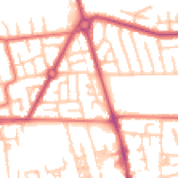 Daytime road noise heatmap for M41 7GY