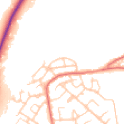 Daytime road noise heatmap for M41 8GJ