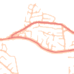 Daytime road noise heatmap for M41 8QE