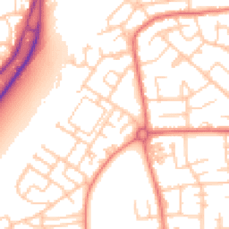 Daytime road noise heatmap for M41 8QP