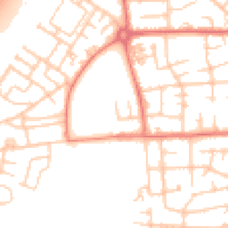 Daytime road noise heatmap for M41 8QU