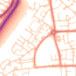 Daytime road noise heatmap for M41 8RX