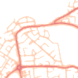 Daytime road noise heatmap for M41 8SJ