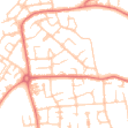 Daytime road noise heatmap for M41 8SR
