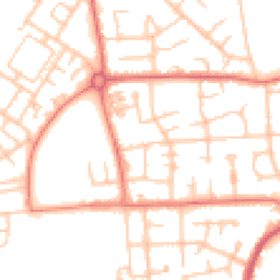 Daytime road noise heatmap for M41 8TT