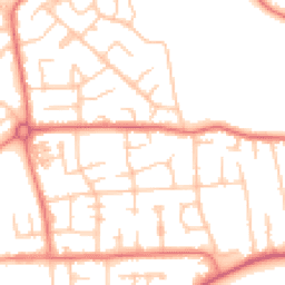 Daytime road noise heatmap for M41 8UG