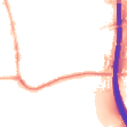 Night-time road noise heatmap for M41 9AG