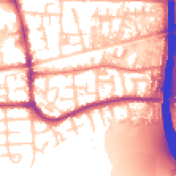 Daytime road noise heatmap for M41 9AQ
