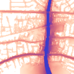 Daytime road noise heatmap for M41 9BE