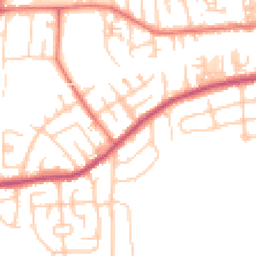 Daytime road noise heatmap for M41 9EX