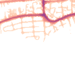 Daytime road noise heatmap for M41 9HZ