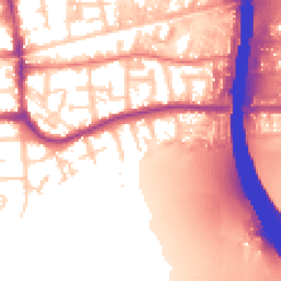 Daytime road noise heatmap for M41 9LE