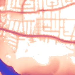 Daytime road noise heatmap for M41 9NU