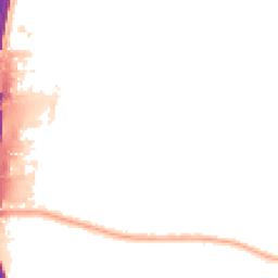 Night-time road noise heatmap for M41 9PR