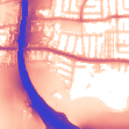 Daytime road noise heatmap for M41 9WN