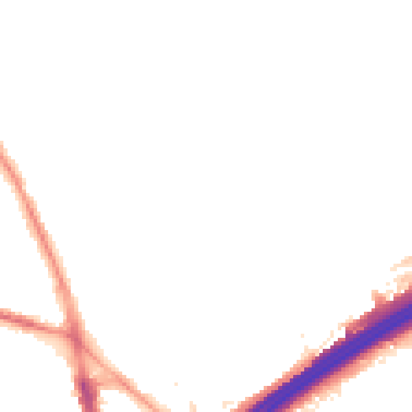 Night-time road noise heatmap for M45 6DP