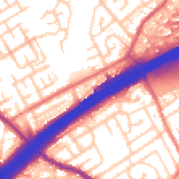 Daytime road noise heatmap for M45 6EX