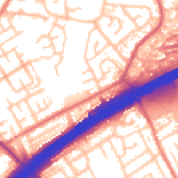 Daytime road noise heatmap for M45 6FY