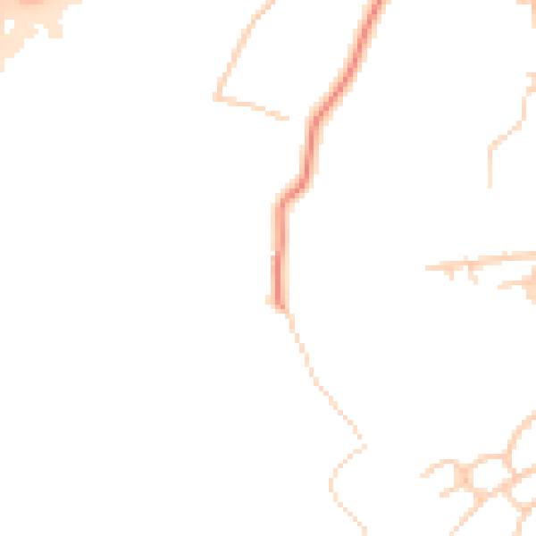 Daytime road noise heatmap for M45 7JZ