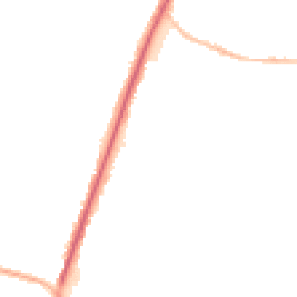 Night-time road noise heatmap for M45 8PT