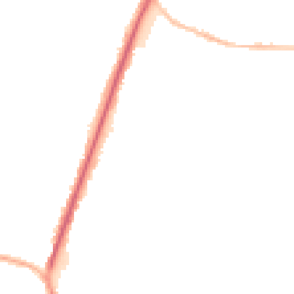 Night-time road noise heatmap for M45 8PU