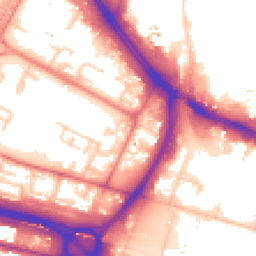 Daytime road noise heatmap for M6 5AA