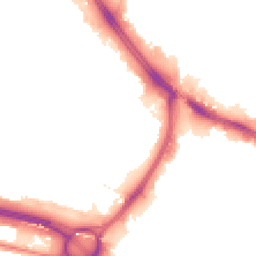 Night-time road noise heatmap for M6 5AA