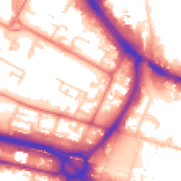 Daytime road noise heatmap for M6 5AD