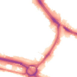 Night-time road noise heatmap for M6 5AD