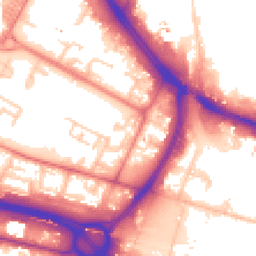 Daytime road noise heatmap for M6 5AE