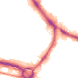 Night-time road noise heatmap for M6 5AE