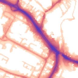 Daytime road noise heatmap for M6 5AT