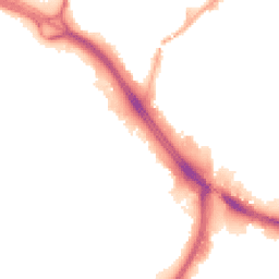 Night-time road noise heatmap for M6 5AT