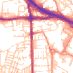 Daytime road noise heatmap for M6 5BF