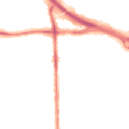 Night-time road noise heatmap for M6 5BF