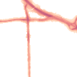 Night-time road noise heatmap for M6 5BJ