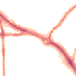 Night-time road noise heatmap for M6 5BR