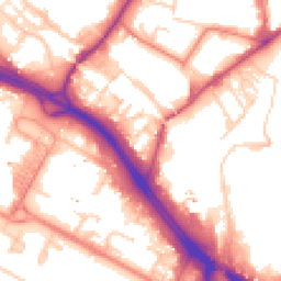 Daytime road noise heatmap for M6 5BS