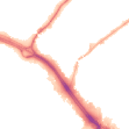 Night-time road noise heatmap for M6 5BT