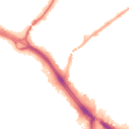 Night-time road noise heatmap for M6 5BW