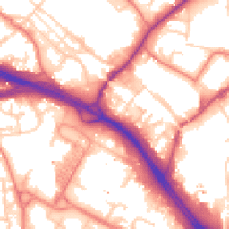 Daytime road noise heatmap for M6 5BZ